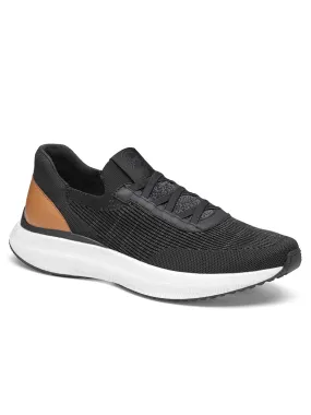 J & M Collection Briley Knit Jogger in Black Knit