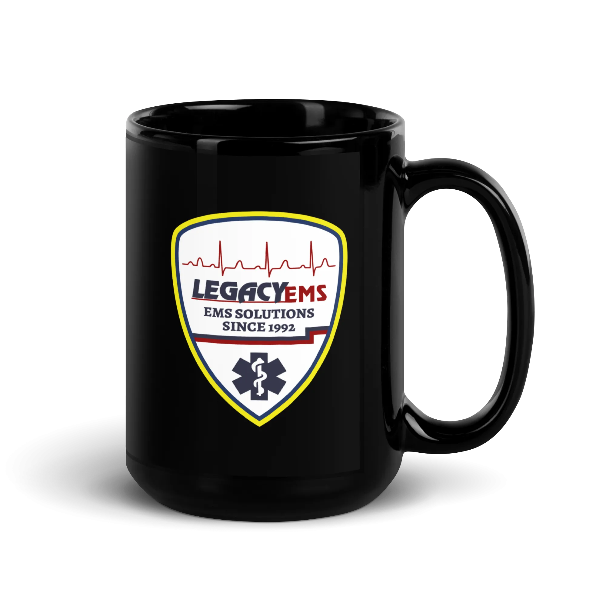 Legacy EMS two-sided Black Glossy Mug