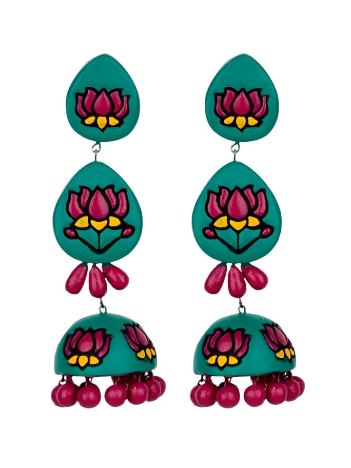 Lotus Trail Jhumka