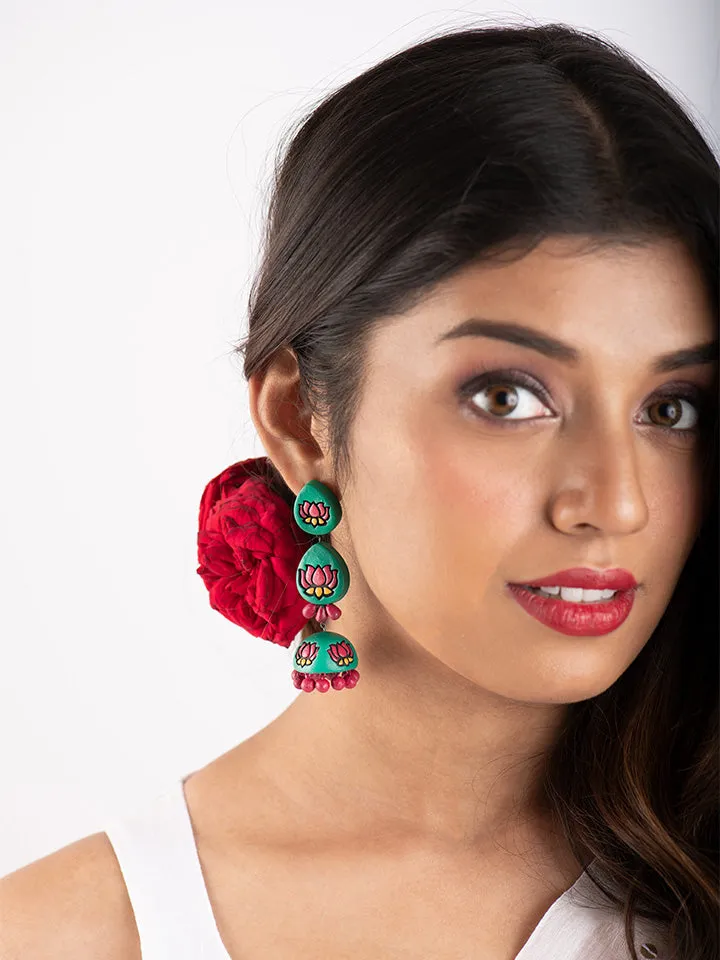 Lotus Trail Jhumka