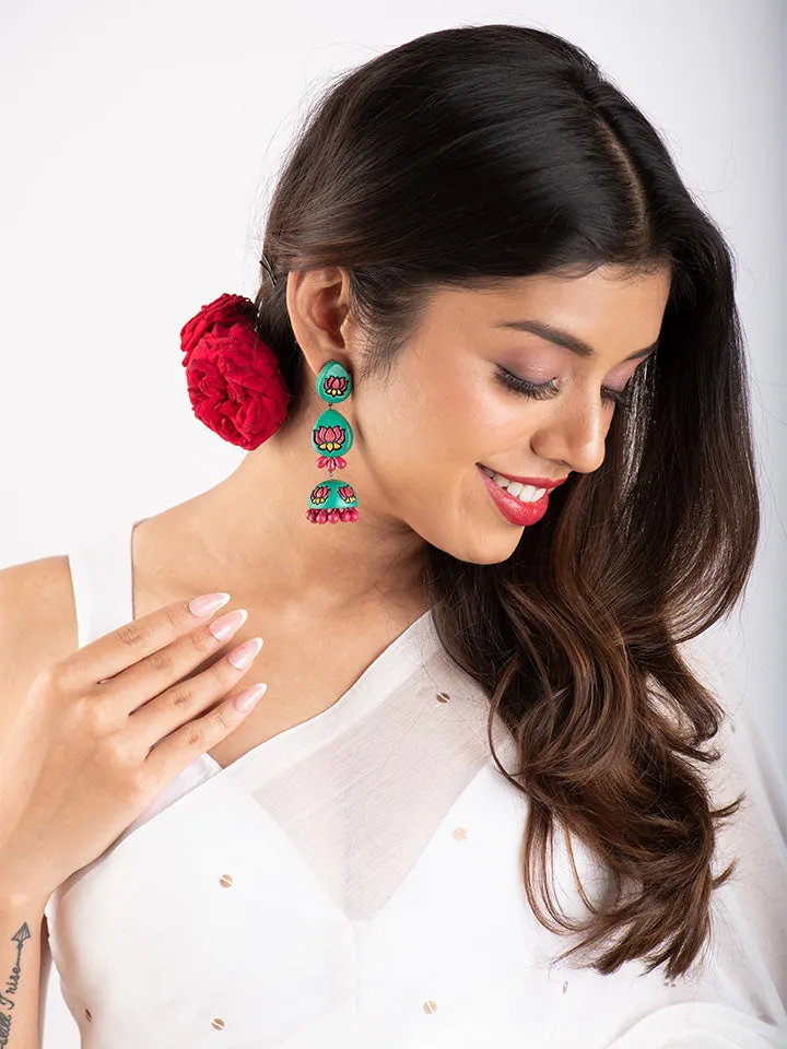 Lotus Trail Jhumka