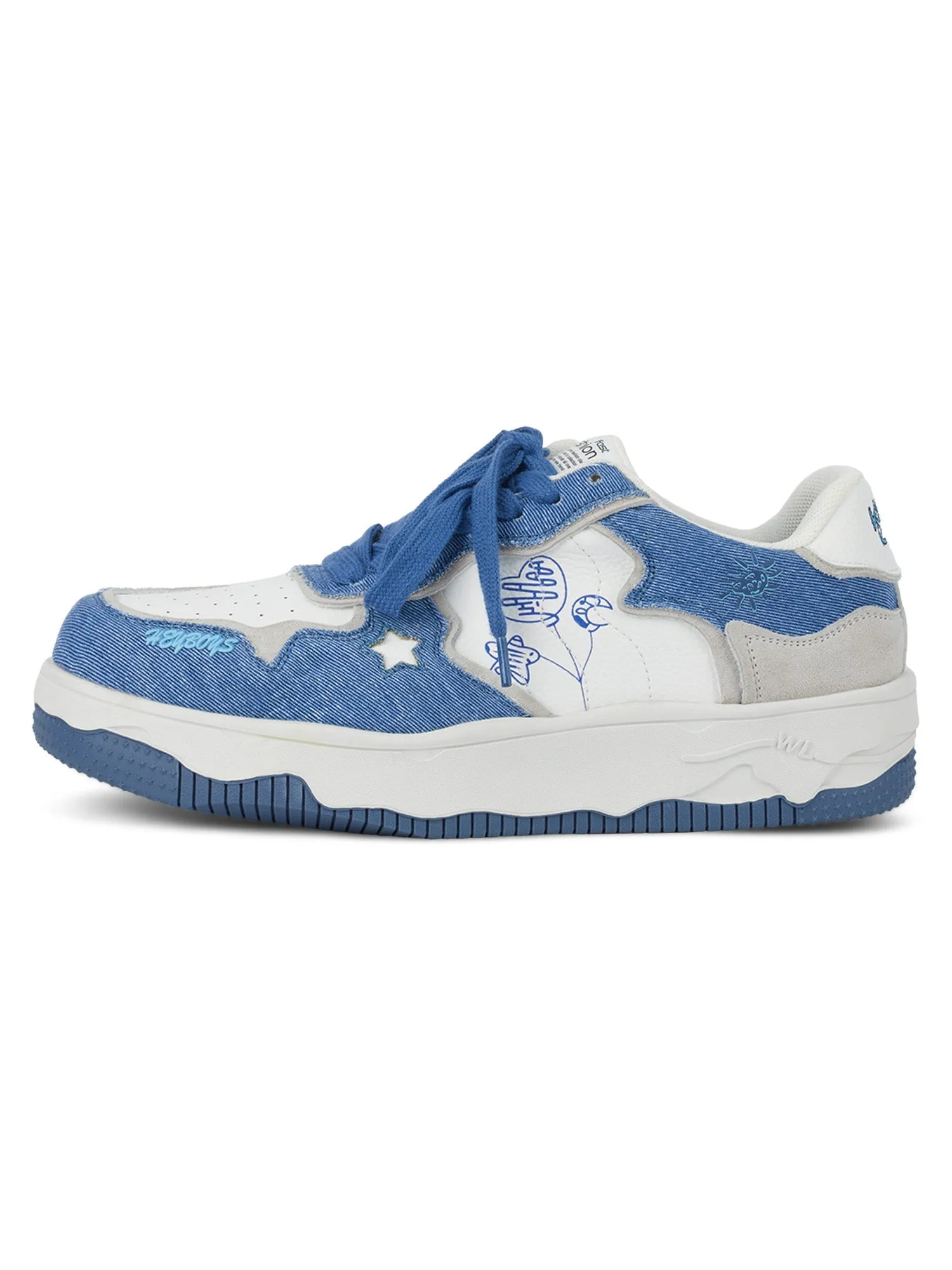 Sneakerhill Casual Sports Thick-soled Board Shoes