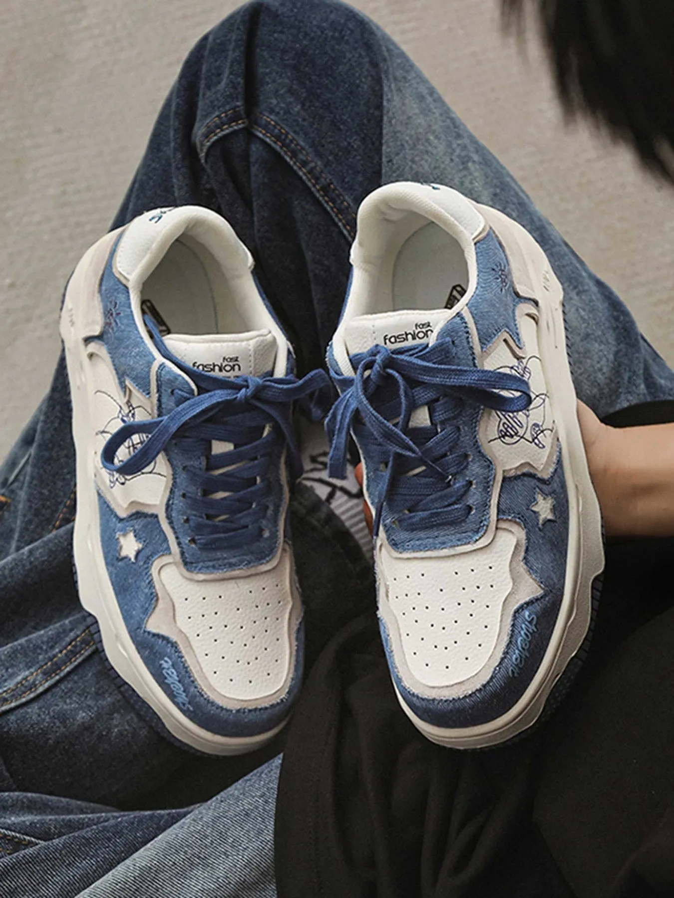 Sneakerhill Casual Sports Thick-soled Board Shoes