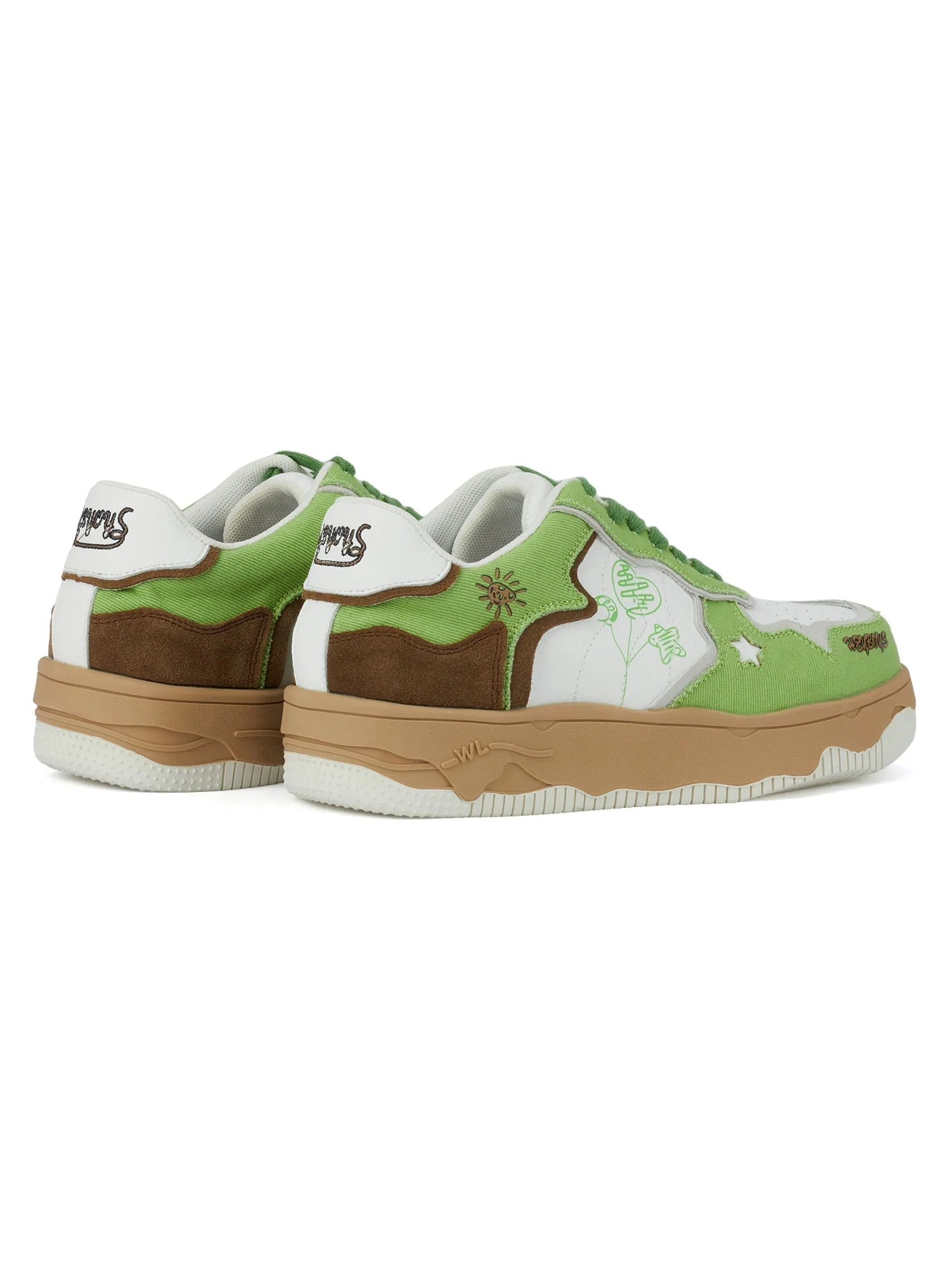 Sneakerhill Casual Sports Thick-soled Board Shoes