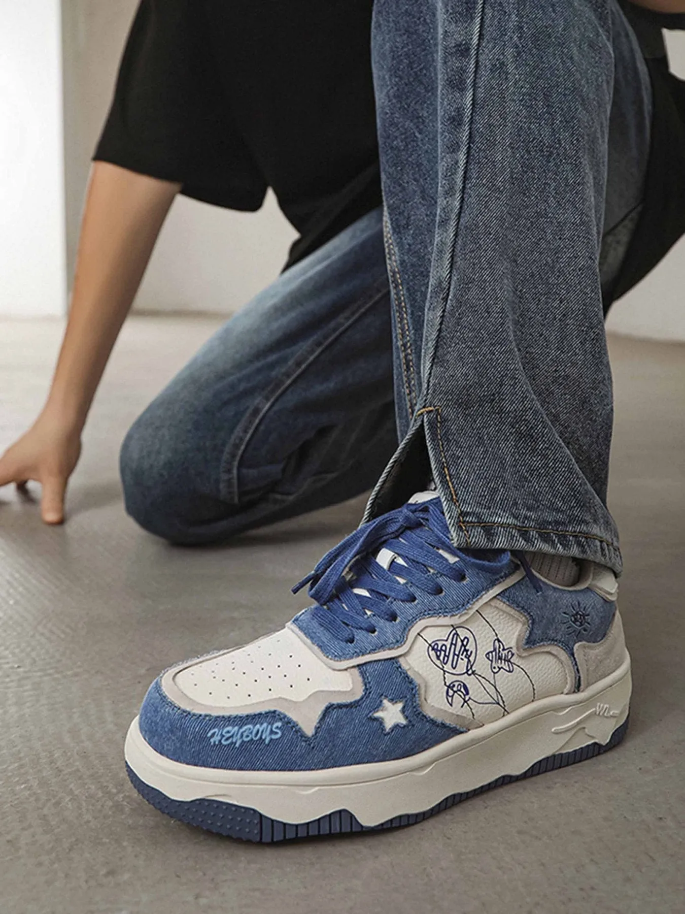 Sneakerhill Casual Sports Thick-soled Board Shoes
