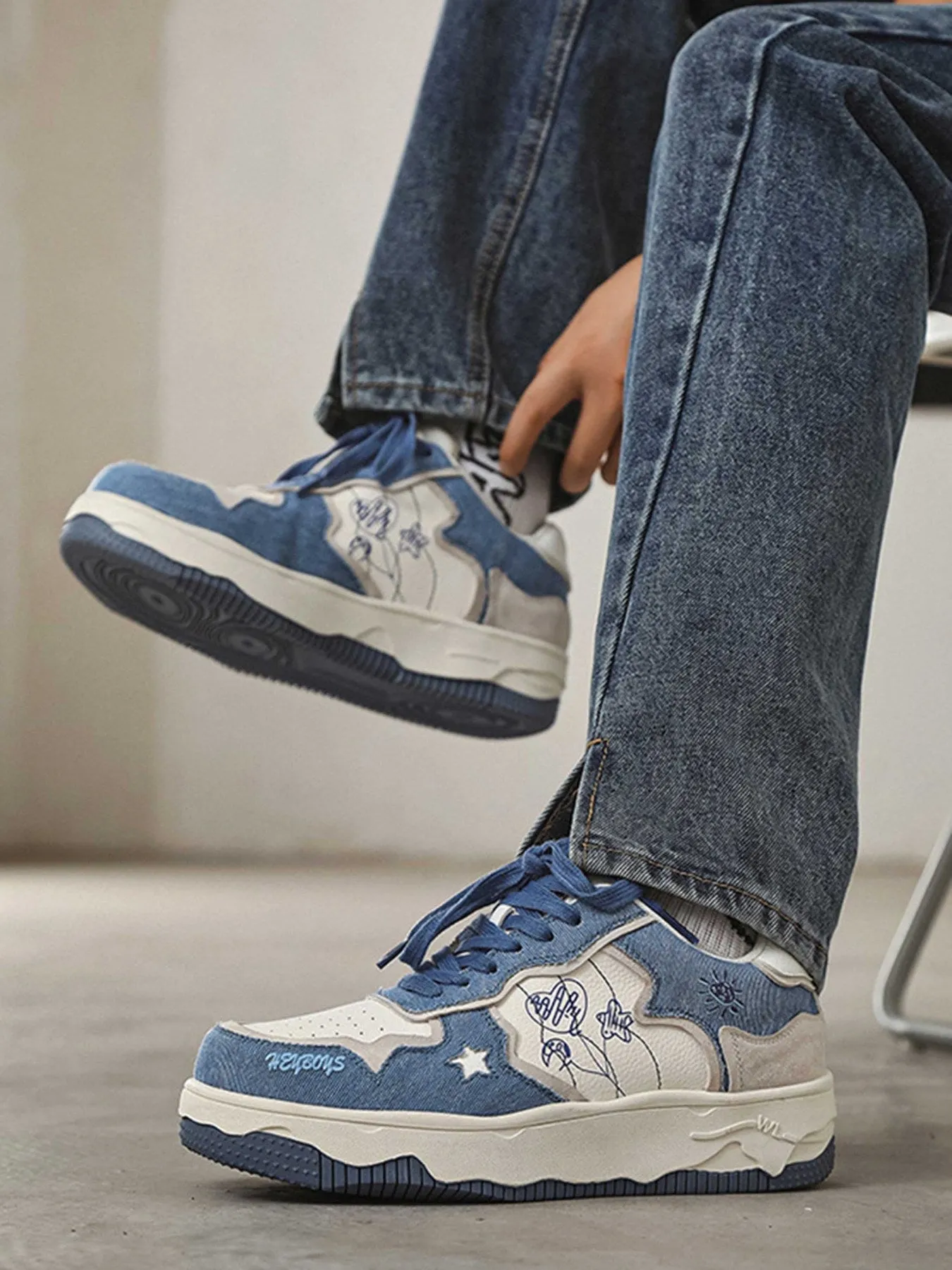 Sneakerhill Casual Sports Thick-soled Board Shoes