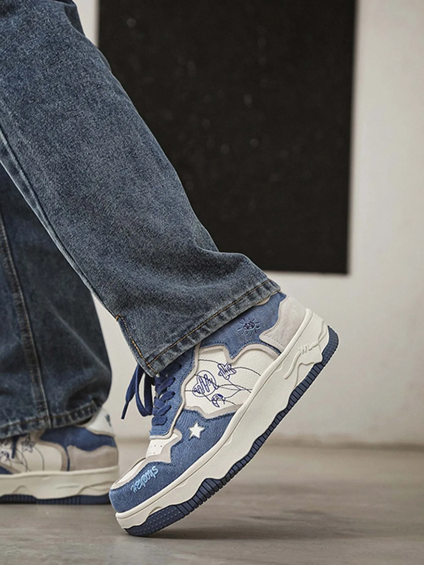 Sneakerhill Casual Sports Thick-soled Board Shoes