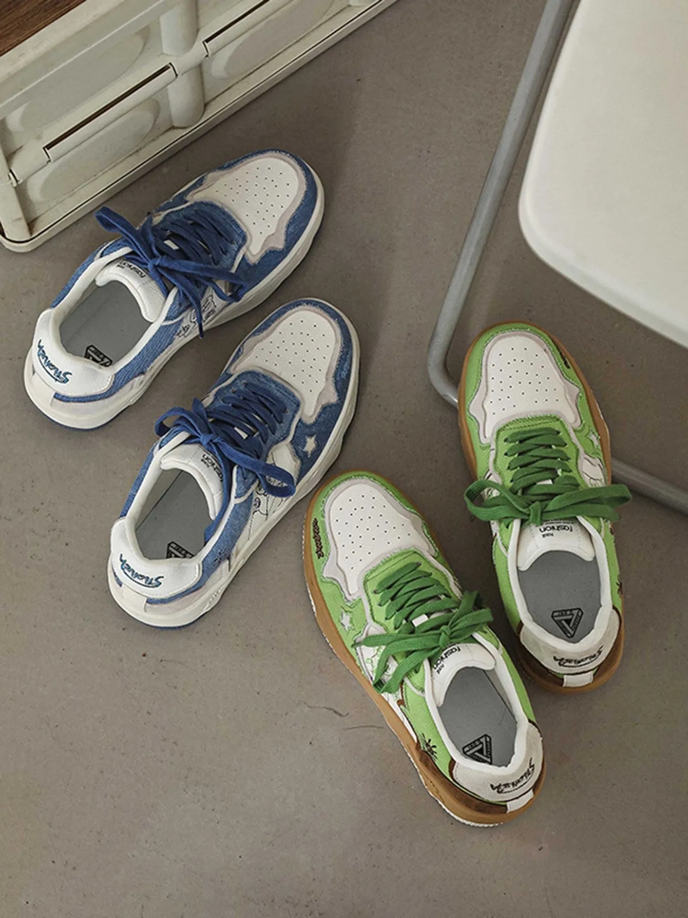 Sneakerhill Casual Sports Thick-soled Board Shoes