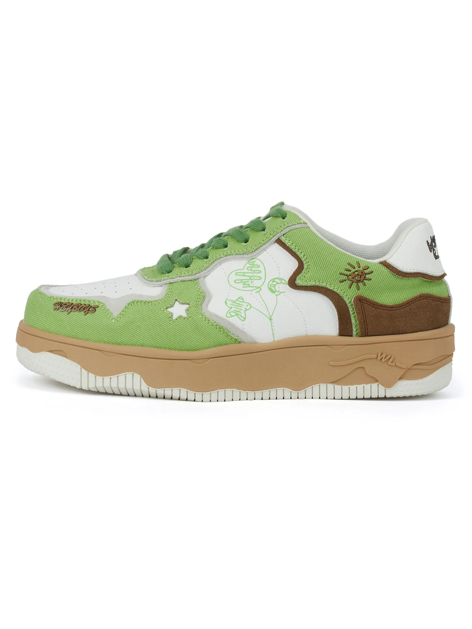 Sneakerhill Casual Sports Thick-soled Board Shoes