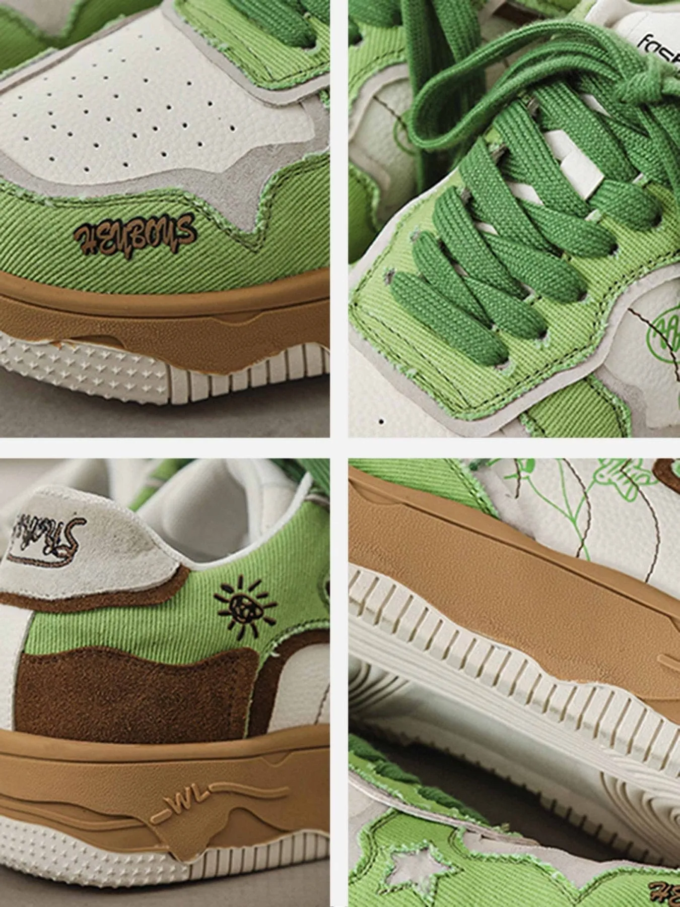 Sneakerhill Casual Sports Thick-soled Board Shoes