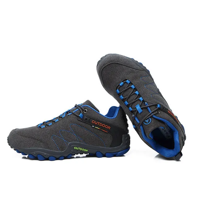 SOCONE Men Hiking Shoes Waterproof leather Shoes Climbing & Fishing Shoes New popular Outdoor shoes