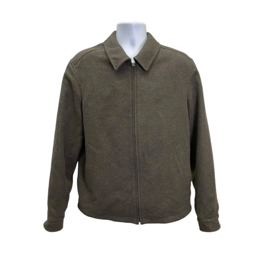 Uniqlo Single Collar Blouson Zip Jacket Coat Size Large Mens