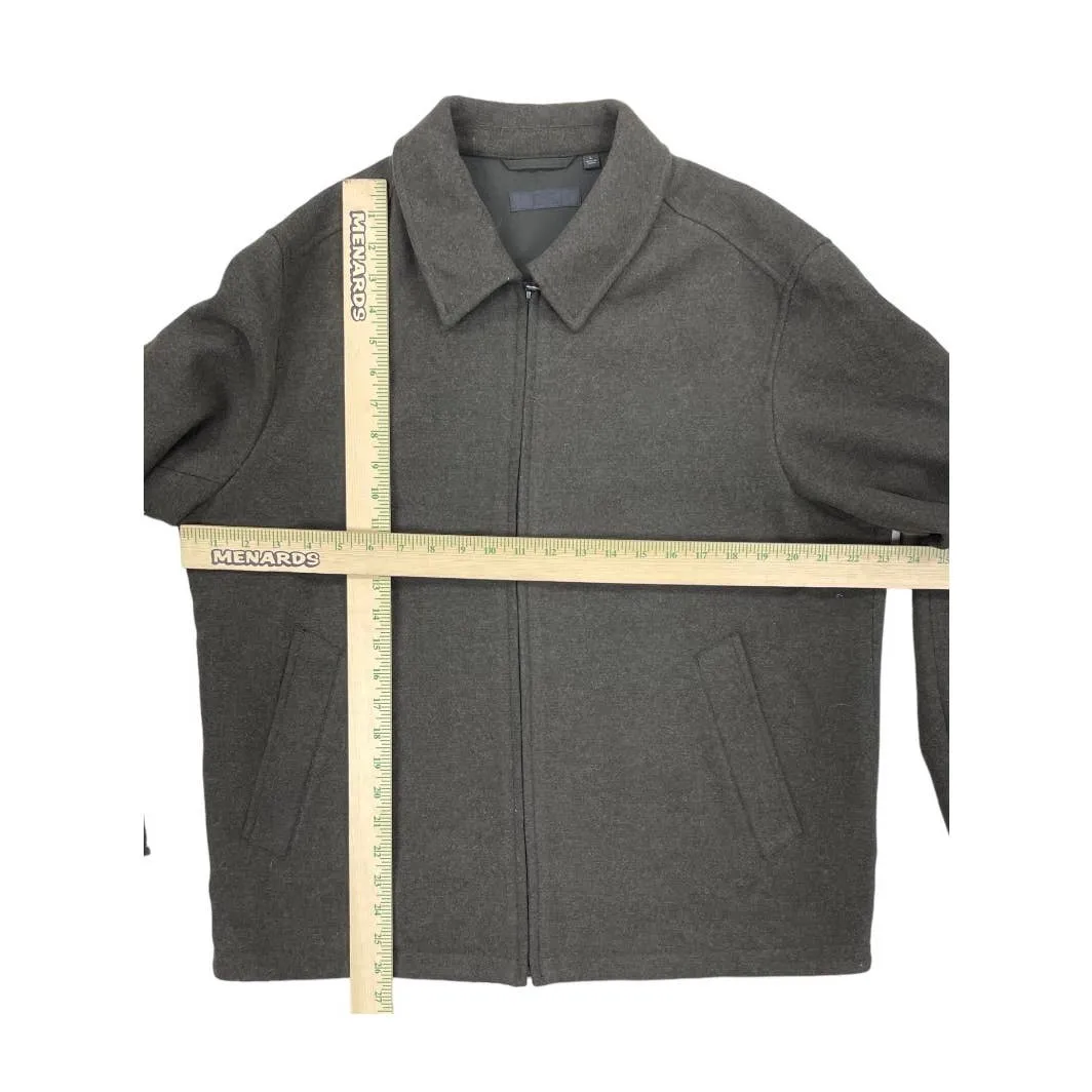 Uniqlo Single Collar Blouson Zip Jacket Coat Size Large Mens