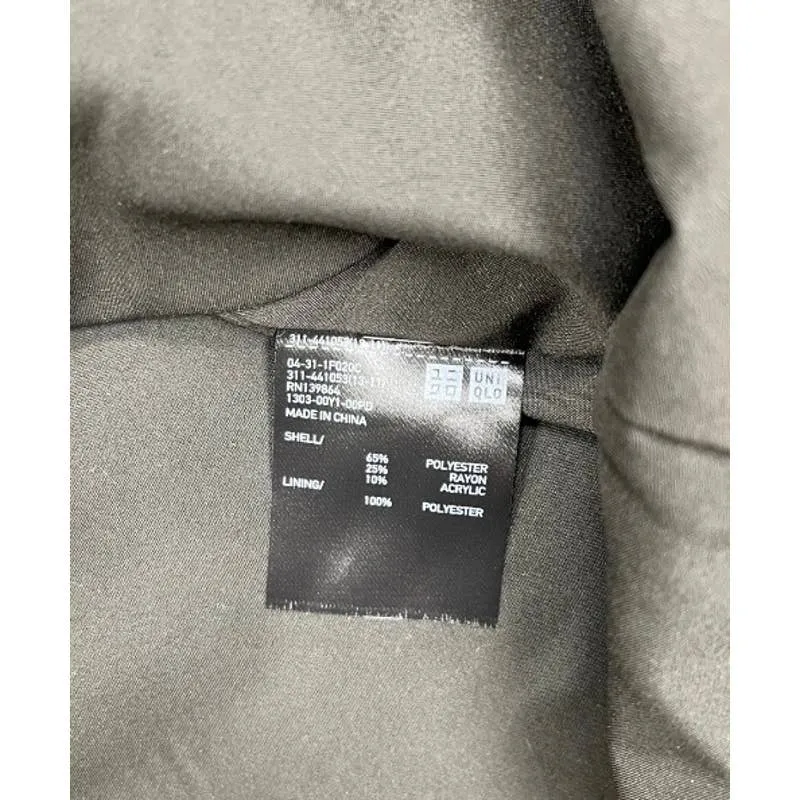 Uniqlo Single Collar Blouson Zip Jacket Coat Size Large Mens