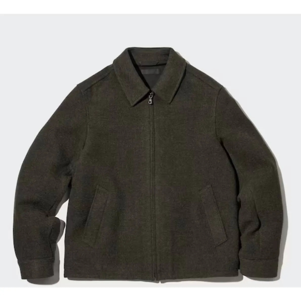 Uniqlo Single Collar Blouson Zip Jacket Coat Size Large Mens